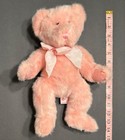 Russ Berrie Luv Ums Pink Teddy Bear Plush Vintage Stuffed Animal Approx 15  Long