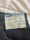 Deadstock Vintage 1977 Levi s Jeans Nwt Dark Denim Straight Leg Sz 12