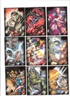 2010 Marvel Heroes Villains Complete Comic Trading Card Set X Men  spider Man