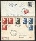 Sweden 1918 60s Collection Of 13 Covers Includes 1 Post Card Air Letter Two Denm