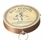 American Boy Scout Antique Brass Compass Title Of   rochester  N y u s a   