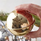 Set Of 48 Gold And Silver 85mm Metal Sleigh Bells With Snowflake Cutouts Ship Us