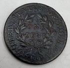 1798 Draped Bust Large Cent Great Rare Coin Hair Style 2 