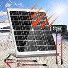 30w Solar Panel Trickle Charger 12v Solar Battery 100a W  Controller Maintainer