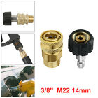 M22-14mm To 3 8  Quick Release Connector Fittings Pressure Washer Hose Adapter