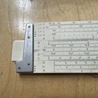 Vintage Keuffel   Esser K e Deci Lon 10 Slide Rule 68 1100 W  Leather Case Usa