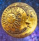1 Year Sobriety Coin  Gold Aa Chip Medallion Alcoholics Anonymous One Year Sober