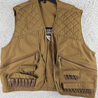 Vintage Mount n Prairie Canvas  Game Shooting Hunting Vest Men s Xl  pocket Rip 
