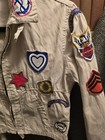 Vintage Youth Jacket With Military Patches Ww2
