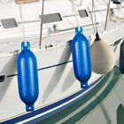 4 Ribbed Marine 6 5  X 24  Boat Fender Vinyl Bumper Dock Shield Protection Blue