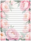 Personalized - 30pcs Stationery Writing Paper  Watercolor Stationary   l2c42