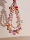 Phone Charm Hand Painted Beads Phone Accessories Keyring Kawaii