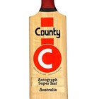 Vintage County Autograph Super Test English Willow Cricket Bat   17 Signatures