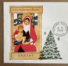 Canada First Day Cover Fdc 1969 Christmas Tree Madonna Child Jackson Cachet Art