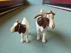Schleich Boer Goat 13259 Nanny   13260 Kid Figure 2001 Farm Baby Retired Toy