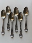 Set 6 Sterling Silver Demitasse Spoon A Pfeifer   Bro Little Rock Ar Silvercloth