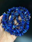 Unique Old Lapis Lazuli Necklace Natural Blue Gemstone