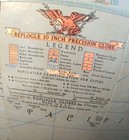 Vintage 10  World Globe Copyright By Replogle Globes Chicago  Il 