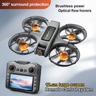 Professional 4k Hd Drone With Screen Remote Rc Drone Dual Camera Brushless No