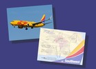 Southwest Airlines 737 Trading Cards - 20 Different Cards - 2 5 x 3 5 
