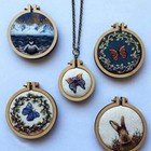 10 Pcs Mini Embroidery Hoop Ring Wooden Cross Stitch Frame For Hand Craft Hot