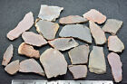 100 Grams Of Agatized Dinosaur Bone Slabs 