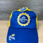 Corona Hat Cap Snapback Blue Beer Trucker One Size Adjustable Nwt