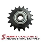  40 Roller Chain Idler Sprocket 5 8  Bore Hardened 17 Tooth 40bb17h-5 8