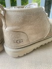 Ugg   Neumel Chukka Boot In Goat Women   s Size 8 Lace Up Shoe Fuzzy Wool Insole