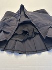 Ivivva By Lululemon Set The Pace Pleated Ruffle Skirt Skort Black Size 8