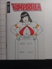 Frank Cho Inspired Blank Sketch Cover Original Art Vampirella Dynamite Comics 