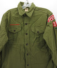 Vtg Boy Scouts Of America Shirt Men Small Green Bsa Sanforized Uniform 60s  