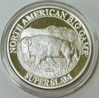 Bison 1 Oz Silver Round - North American Big Game Series  Super Slam