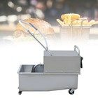 55l Portable Fryer Oil Filter Cart Machine Commercial Fried Filtration System
