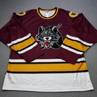 Chicago Wolves Hockey Jersey Mens Large Maroon Ahl Minor League Sga