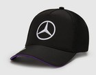 Mercedes Amg Petronas F1 Team Lewis Hamilton Trucker Baseball Cap Hat Black 2024