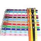 Bone Leather Dog Collar Durable Pet Collar For Small Large Dogs Puppy Pug Cat
