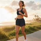 Women   s Running Shorts High Waisted Skinny Gym Yoga   Cycling Short - No Pockets