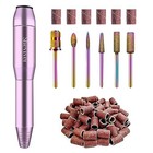 Electric Nail Drill Kit  Electric Nail File For Acrylic Gel Nails  Pink