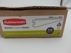 Rubbermaid 9    Twin Track White Shelf Brackets Fg4c0402wht  16 Pack  Ships Free