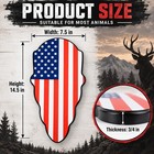 European Deer Skull Mount Plaques - Usa Flag Antler Head Mount Hanger Kit