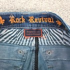 Rock Revival Betty Bootcut Distressed Jeans Dark Wash Ep9162mb210l Size 27 Nwot