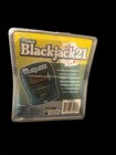 Radica Pocket Blackjack 21 See Through Blue Hand Held Electronic Game