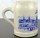 Vintage German Lowenbrau Munich Beer Stein Mug  5l Stoneware 60   s