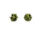 19thc Antique Burma Peridot silver Earrings Ancient Egypt Red Sea St John Island