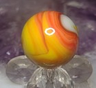       63  Jabo  Marbles W  Av    - Glass Swirl Toy Mint Look