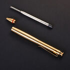 Solid Brass Pocket Rollerball Pen Retro Collectible Ballpoint Pen Press Type Edc