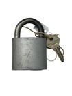 Vintage Yale Brand Padlock Antique Small Shackle Locksmith Original Key Steel
