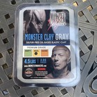 Monster Clay Gray Premium Grade Modeling Clay - Medium -  4 5lb Tub 