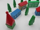 Mixed Wooden Town Buildings Trees Lot Thomas Friends Brio  look 